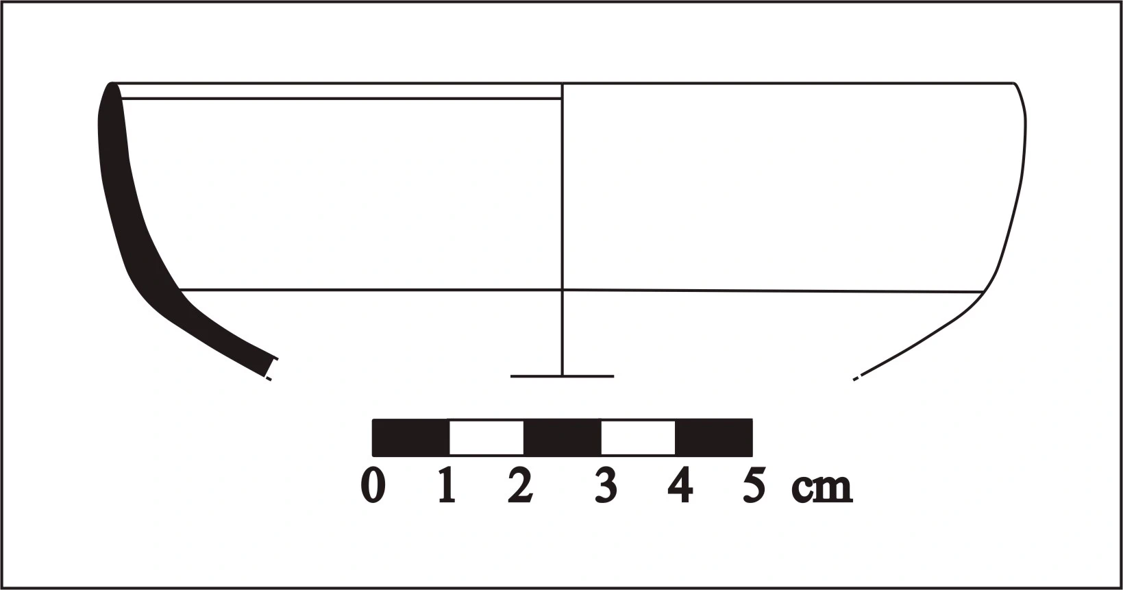 Roman Period Ceramic #503 technical drawing
