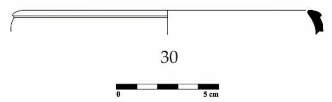 Roman Period Ceramic #949 technical drawing