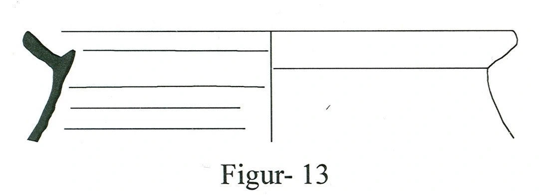 Roman Period Ceramic #2255 technical drawing
