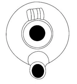 Roman Period Ceramic #1637 technical drawing