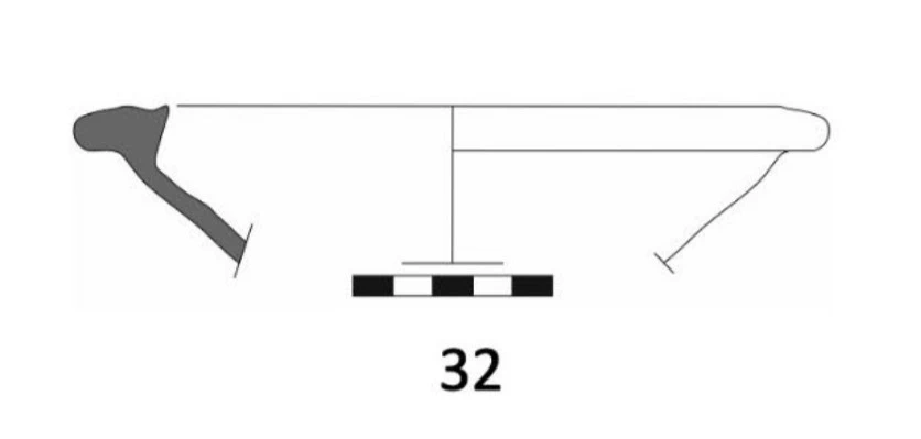 Roman Period Ceramic #2698 technical drawing
