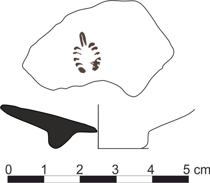 Hellenistic Period Ceramic #2907 technical drawing