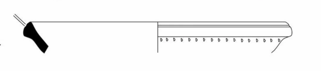 Roman Period Ceramic #2843 technical drawing