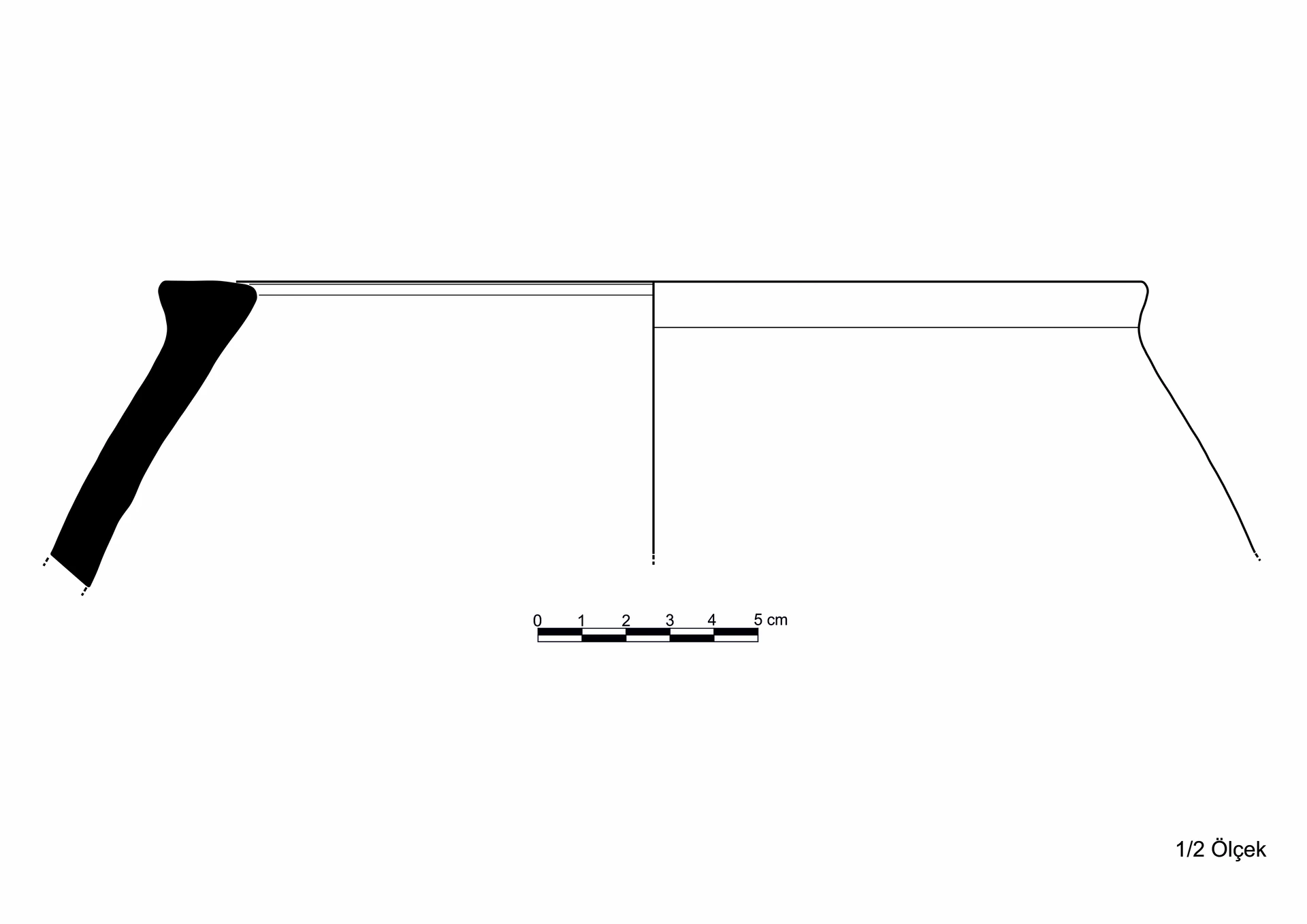 Roman Period Ceramic #2174 technical drawing