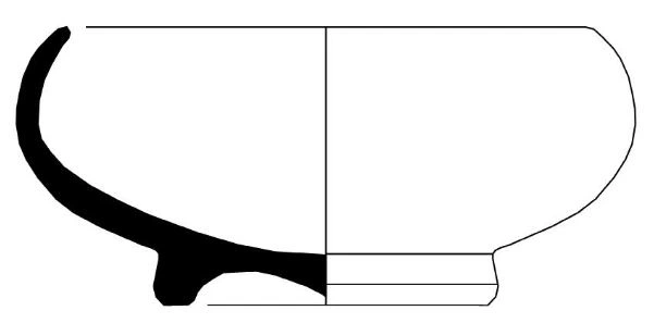 Hellenistic Period Ceramic #2311 technical drawing
