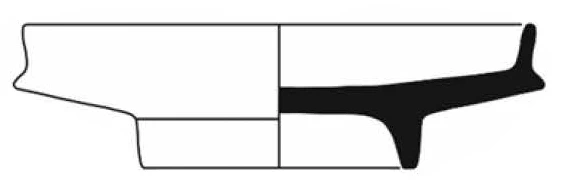 Roman Period Ceramic #889 technical drawing