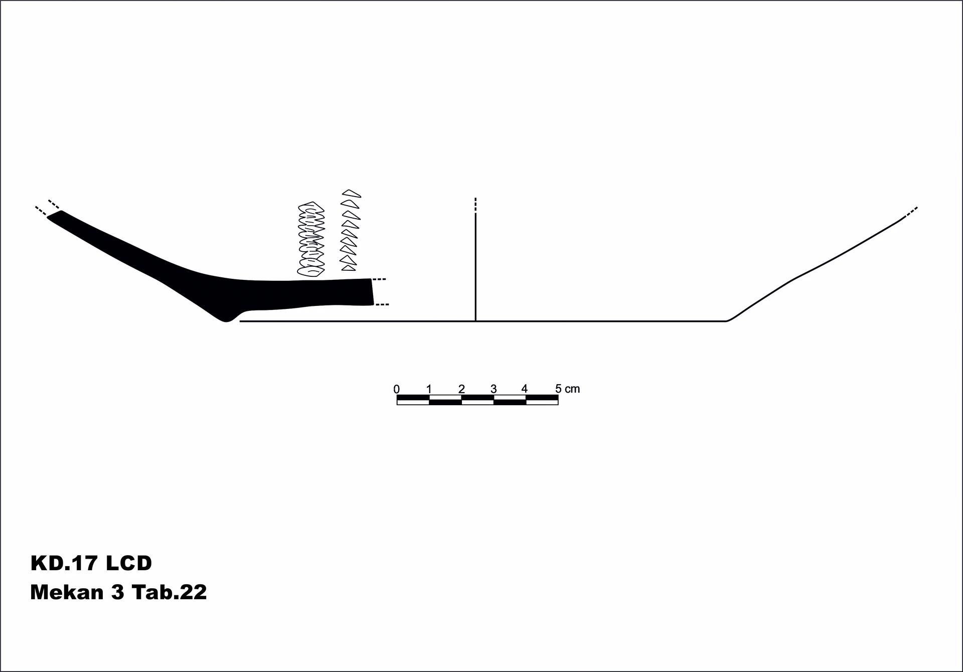 Roman Period Ceramic #2106 technical drawing