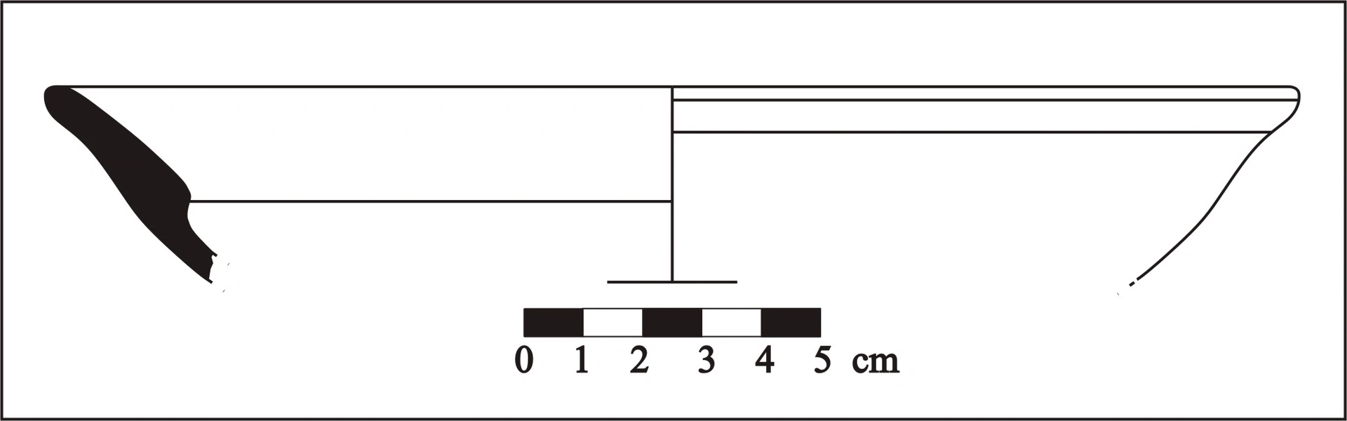 Roman Period Ceramic #735 technical drawing
