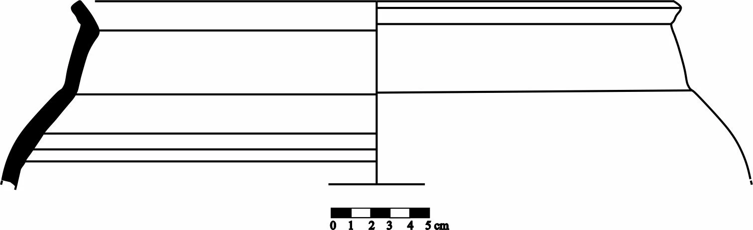 Roman Period Ceramic #841 technical drawing