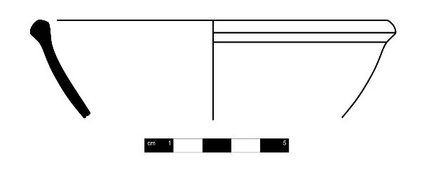 Roman Period Ceramic #1452 technical drawing
