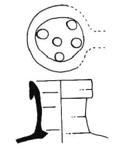 Roman Period Ceramic #1744 technical drawing