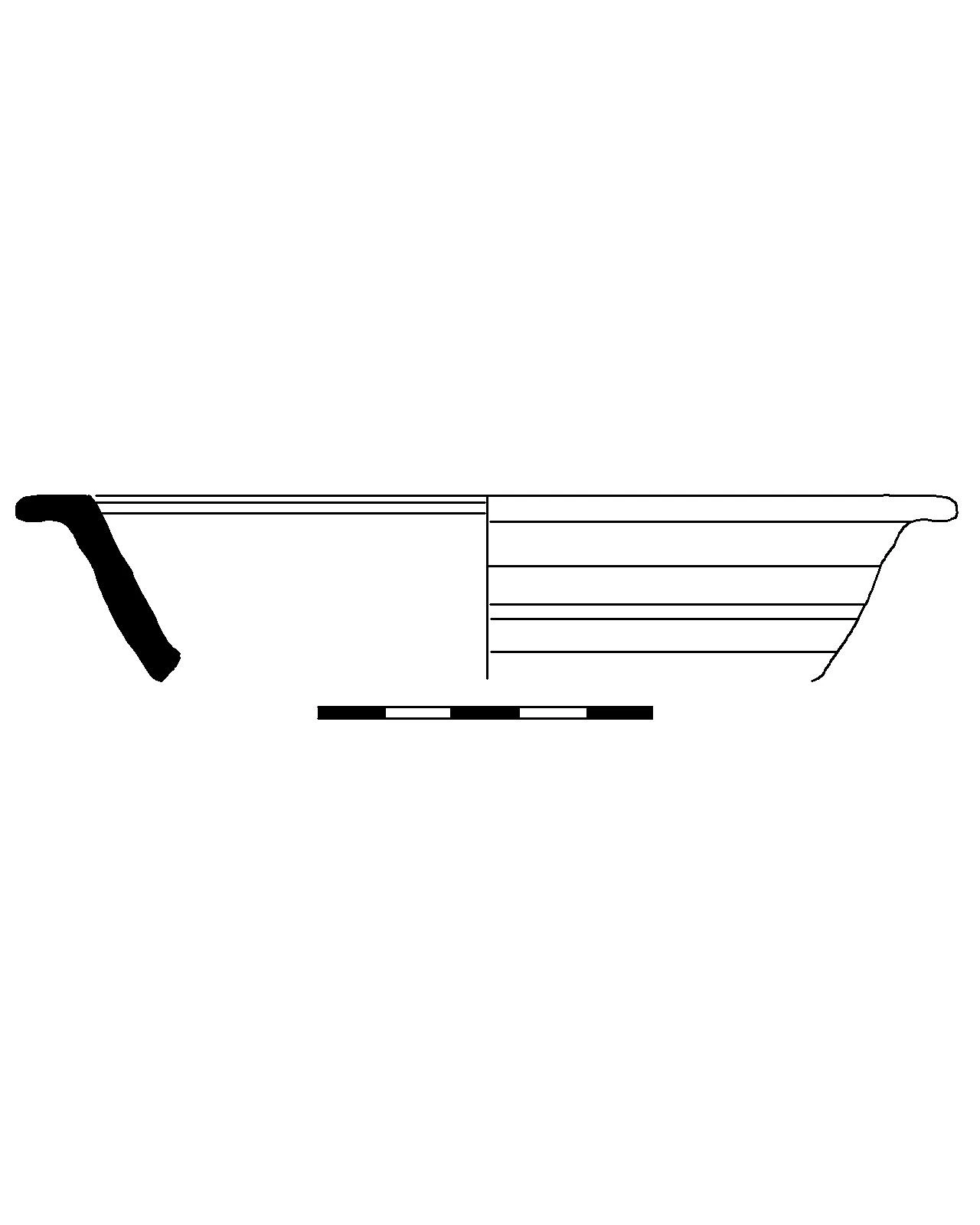 Roman Period Ceramic #2736 technical drawing