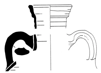 Roman Period Ceramic #1662 technical drawing