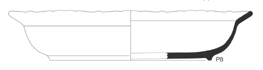 Ottoman Period Ceramic #1613 technical drawing