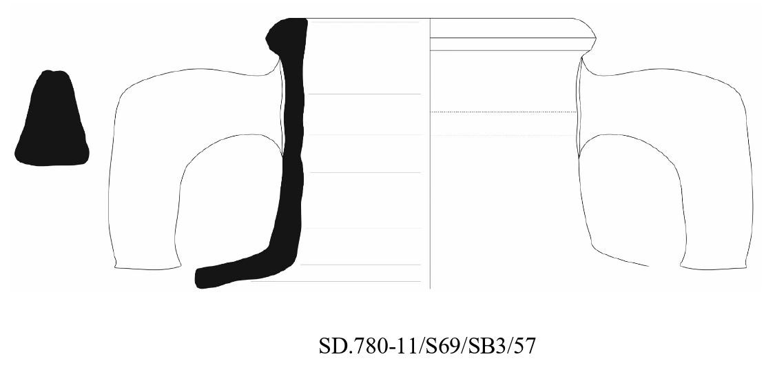 Roman Period Ceramic #2620 technical drawing