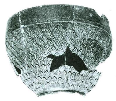 Hellenistic Period Ceramic #2374 technical drawing