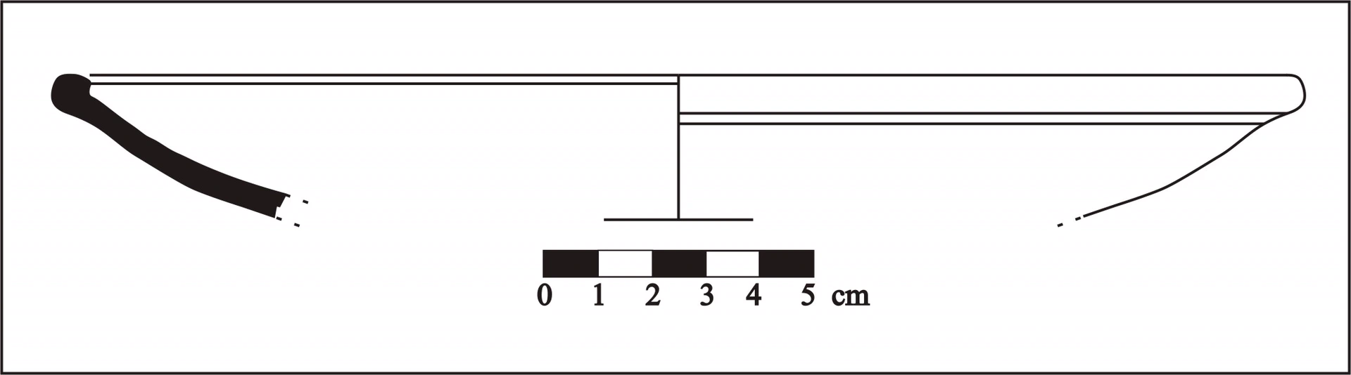 Roman Period Ceramic #619 technical drawing