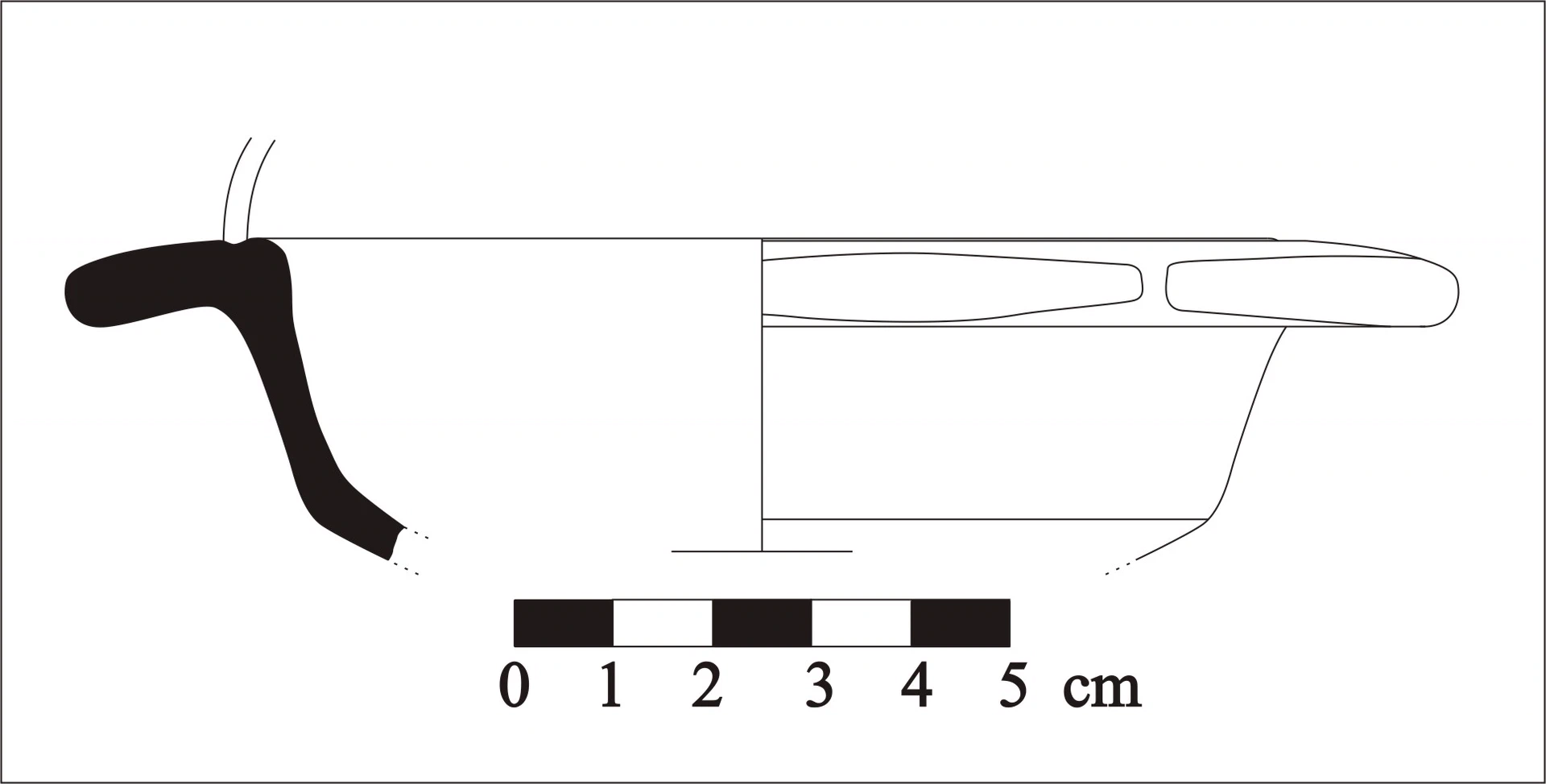 Roman Period Ceramic #727 technical drawing
