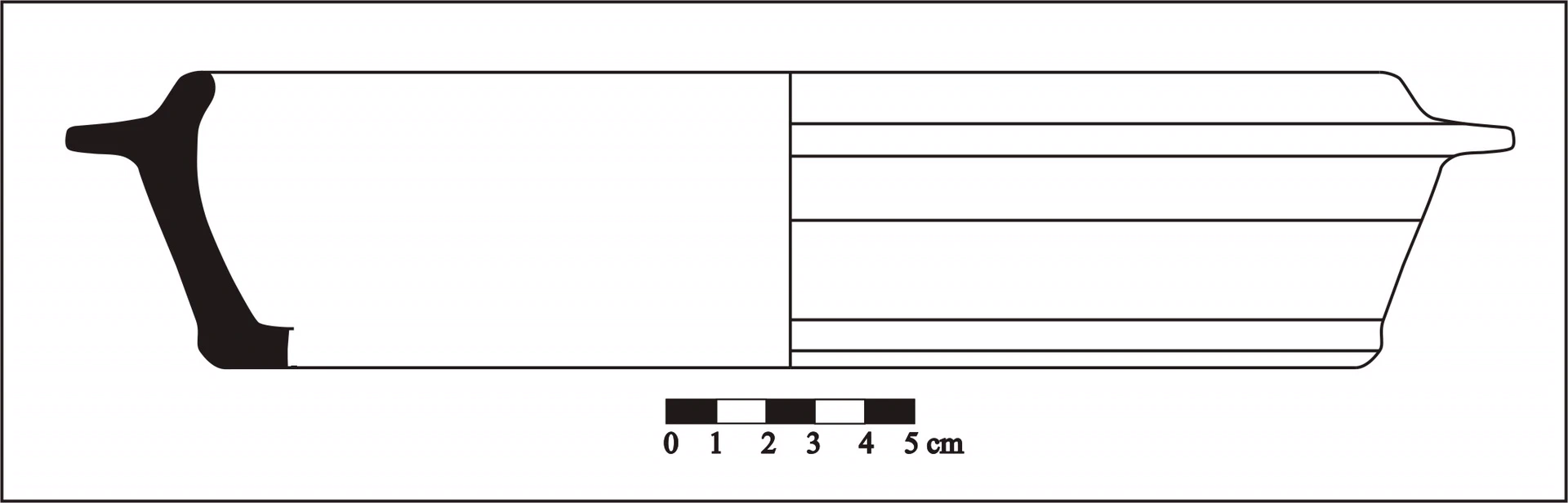Roman Period Ceramic #863 technical drawing