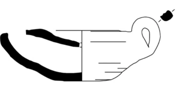 Roman Period Ceramic #2047 technical drawing