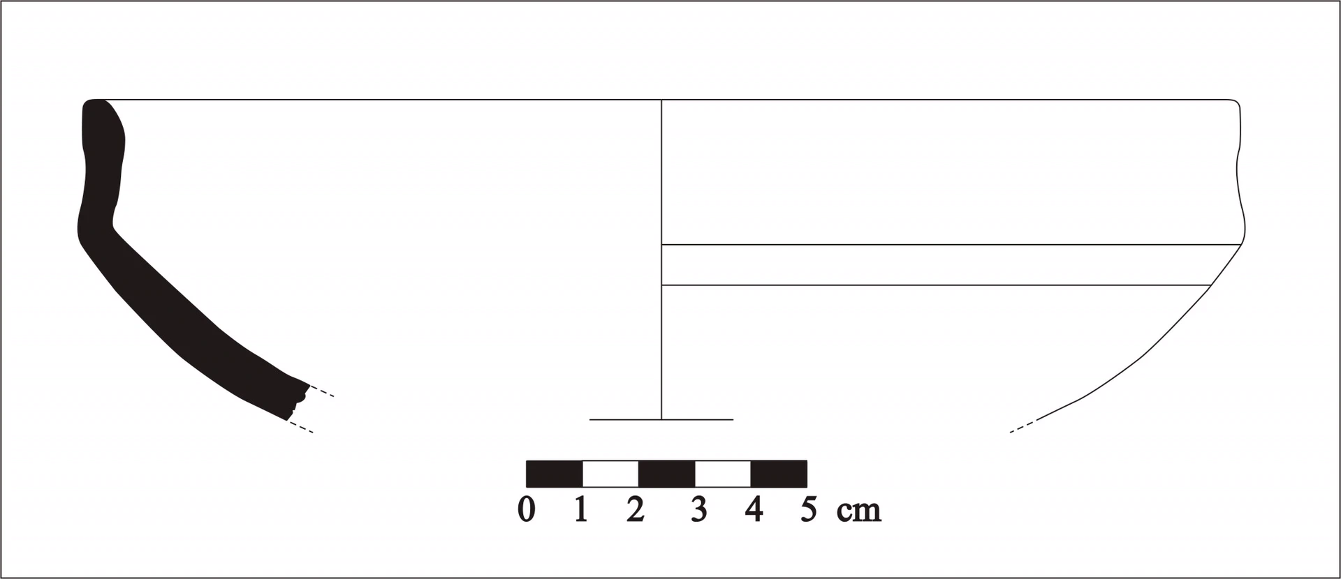Roman Period Ceramic #631 technical drawing