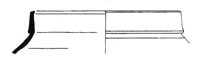 Roman Period Ceramic #1693 technical drawing