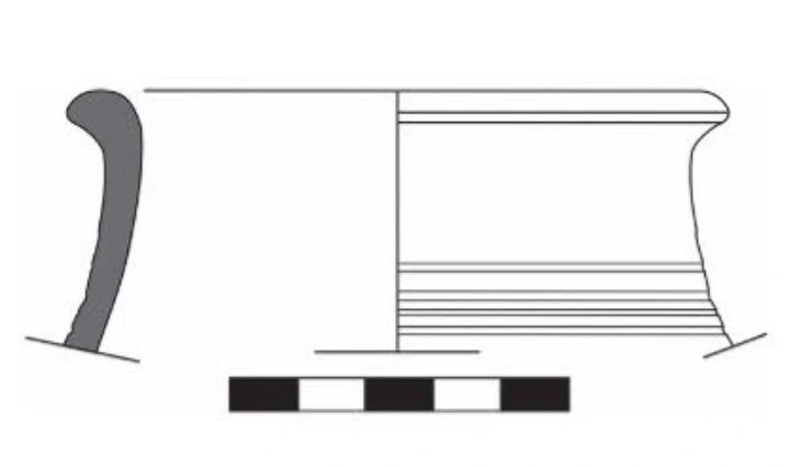 Roman Period Ceramic #2672 technical drawing