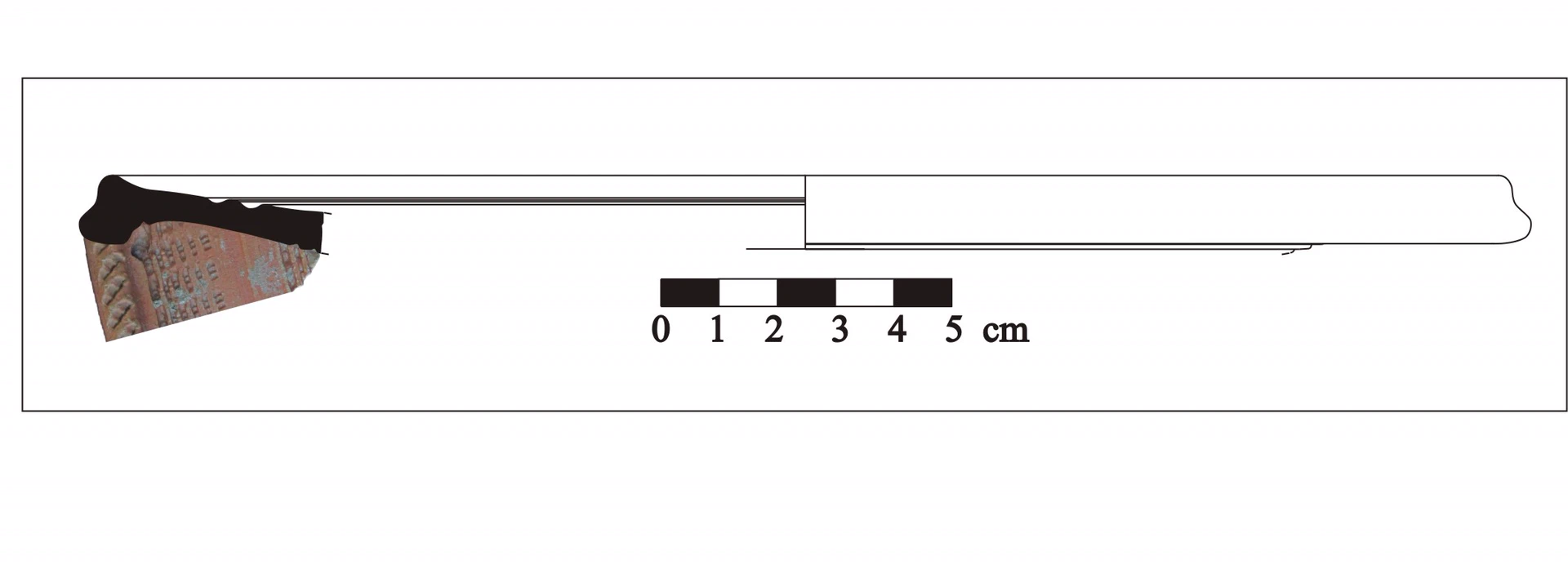 Roman Period Ceramic #646 technical drawing