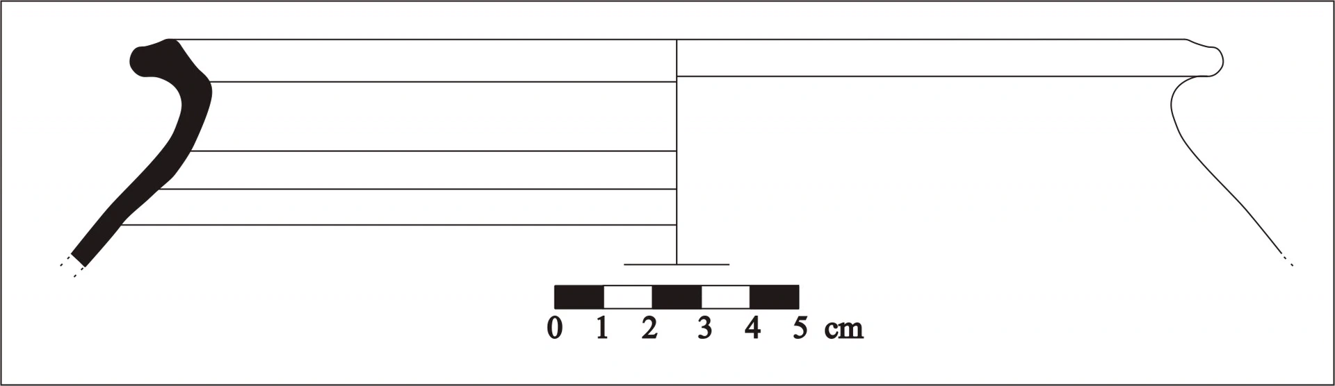 Roman Period Ceramic #844 technical drawing