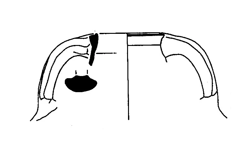 Roman Period Ceramic #2015 technical drawing