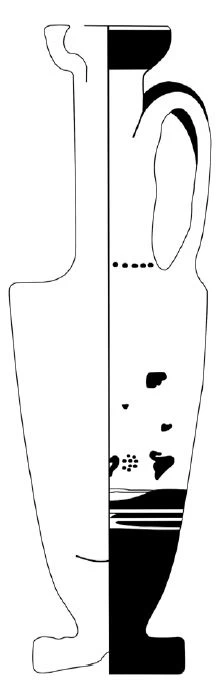 Classical Period Ceramic #2239 technical drawing