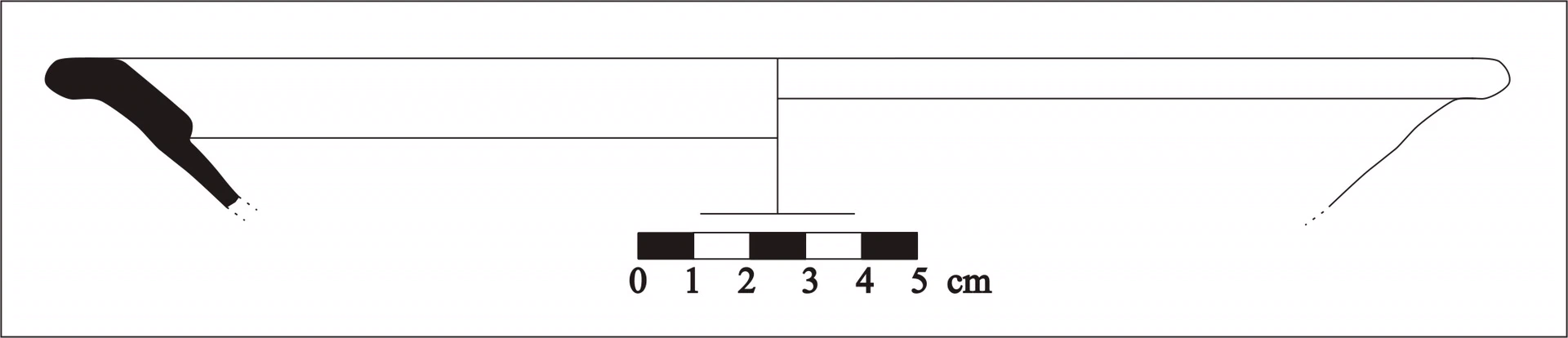 Roman Period Ceramic #739 technical drawing