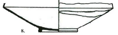 Hellenistic Period Ceramic #2366 technical drawing
