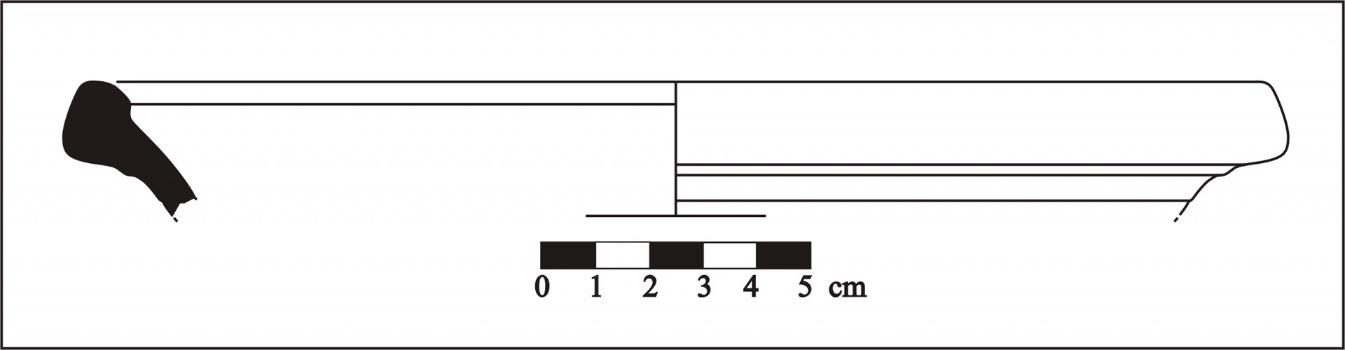 Roman Period Ceramic #605 technical drawing