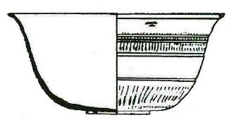 Hellenistic Period Ceramic #2360 technical drawing