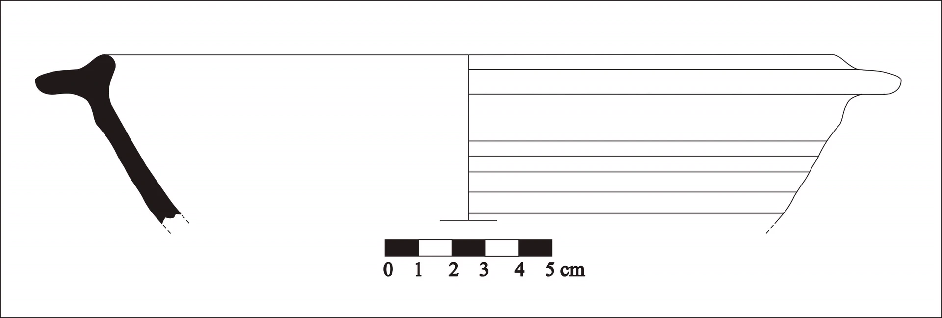 Roman Period Ceramic #584 technical drawing