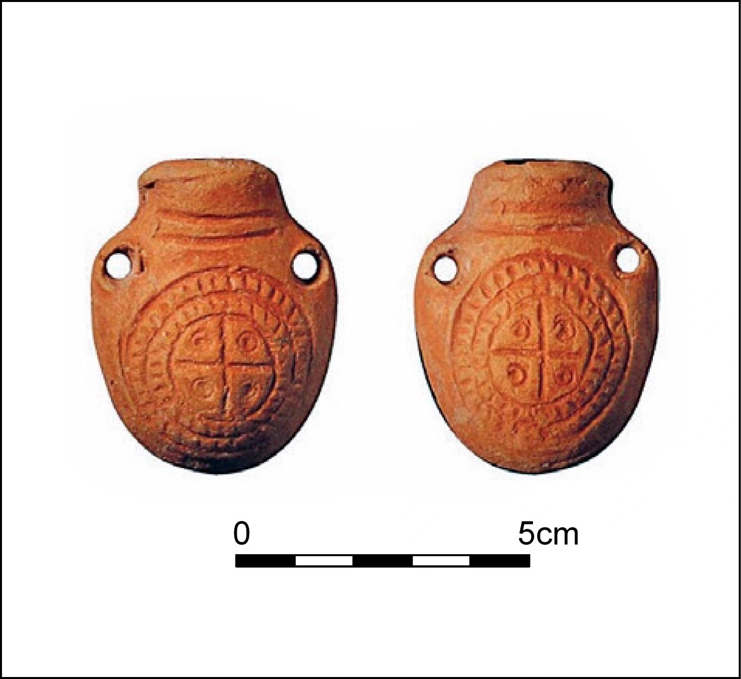 Roman Period Ceramic #1266 technical drawing