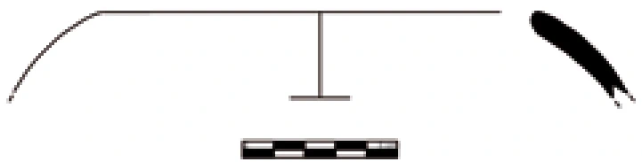 Chalcolithic Age Ceramic #991 technical drawing