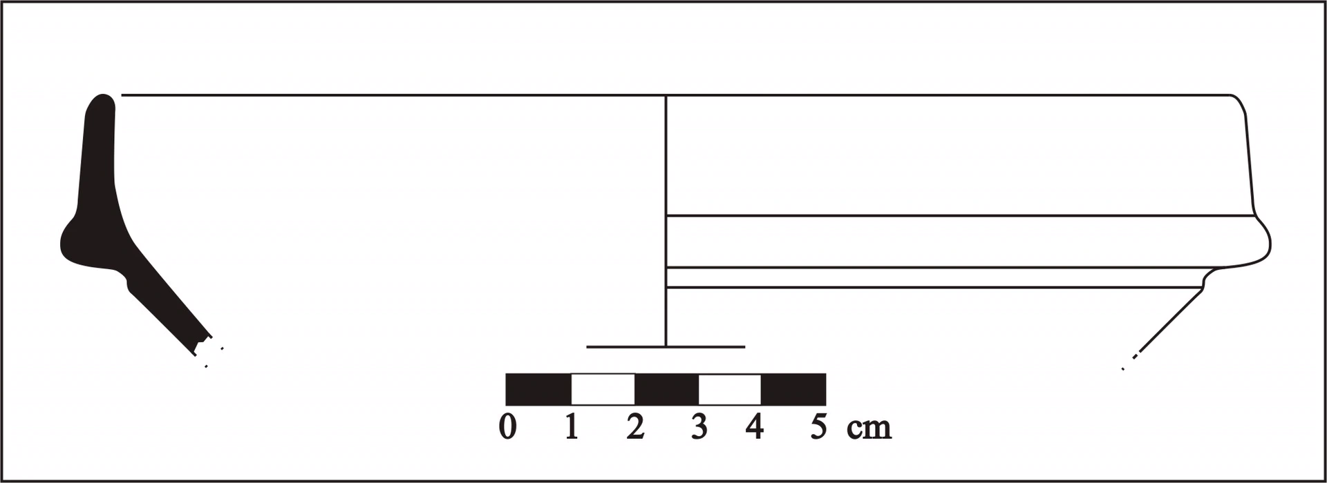 Roman Period Ceramic #685 technical drawing