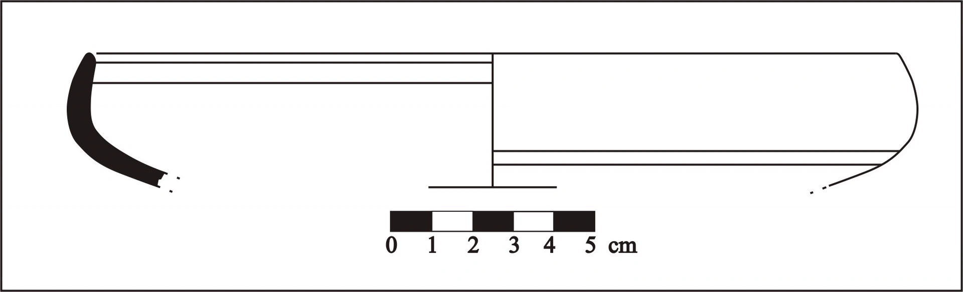 Roman Period Ceramic #704 technical drawing