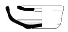 Hellenistic Period Ceramic #2071 technical drawing