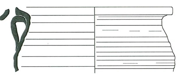Roman Period Ceramic #2247 technical drawing