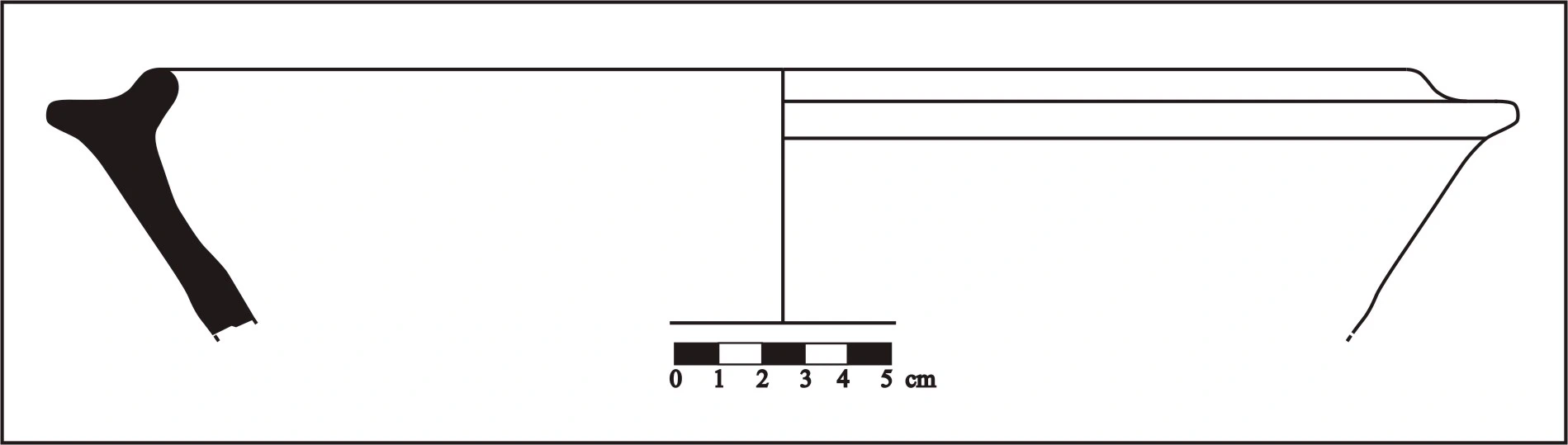Roman Period Ceramic #864 technical drawing