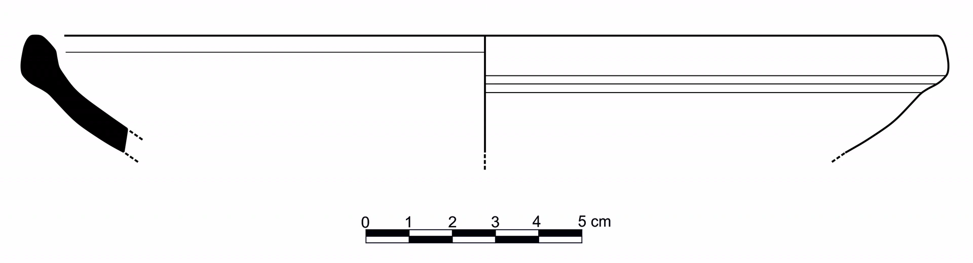 Roman Period Ceramic #2382 technical drawing