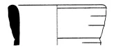 Roman Period Ceramic #1663 technical drawing