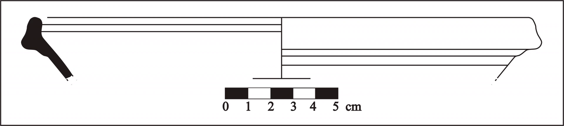 Roman Period Ceramic #597 technical drawing