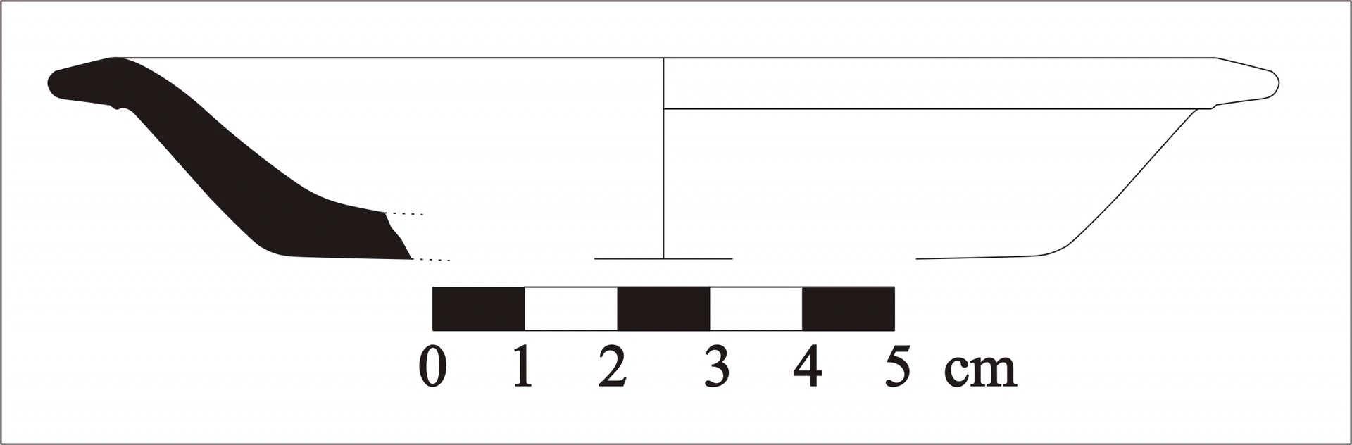 Roman Period Ceramic #651 technical drawing