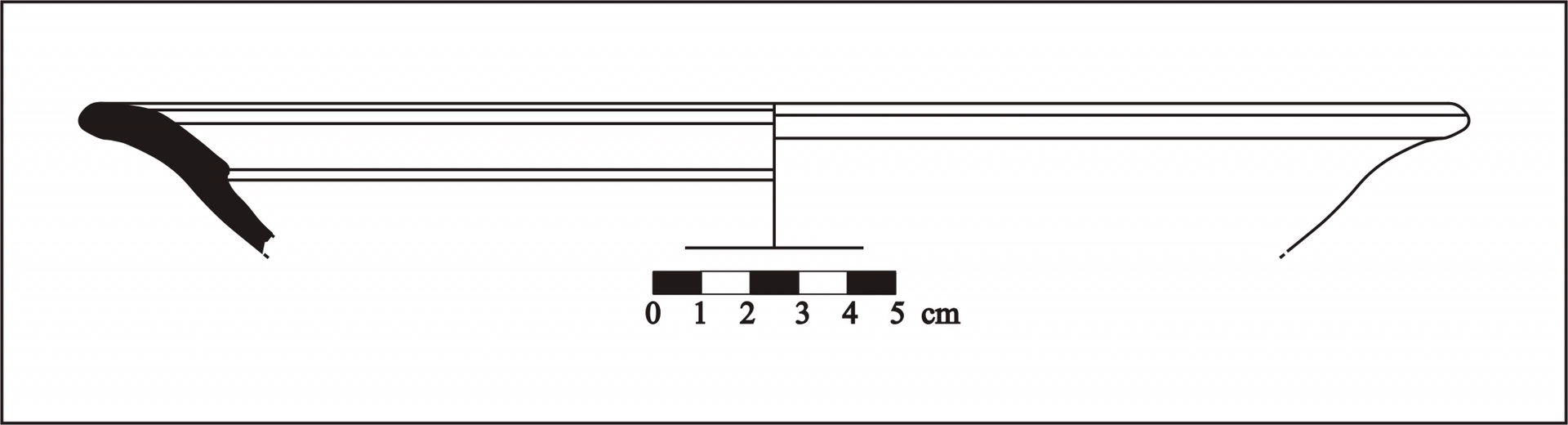 Roman Period Ceramic #741 technical drawing