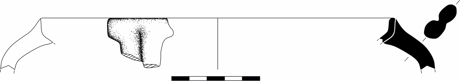 Roman Period Ceramic #1604 technical drawing