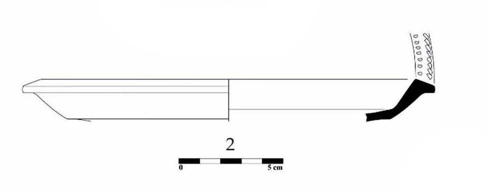 Roman Period Ceramic #921 technical drawing